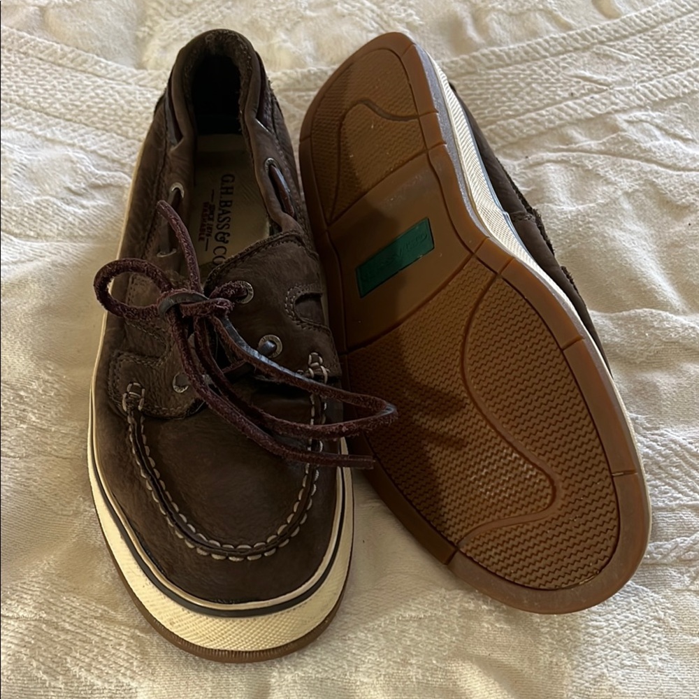 G.H. Bass & Co. Dark Brown Boat Shoes